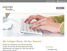 Tablet Screenshot of eoscript.de